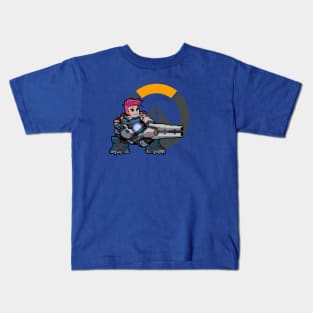 Overwatch - 16-Bit Zarya W/ Logo Kids T-Shirt